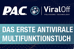 Header NL ViralOff 3 2 1 - P.A.C. fertigt antivirale Multifunktionstücher