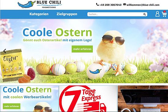 Blue Chili launcht Werbeartikel-Konfigurator - Werbeartikel Nachrichten