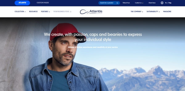 atlantis headware ws - Neue Website für Atlantis Headwear